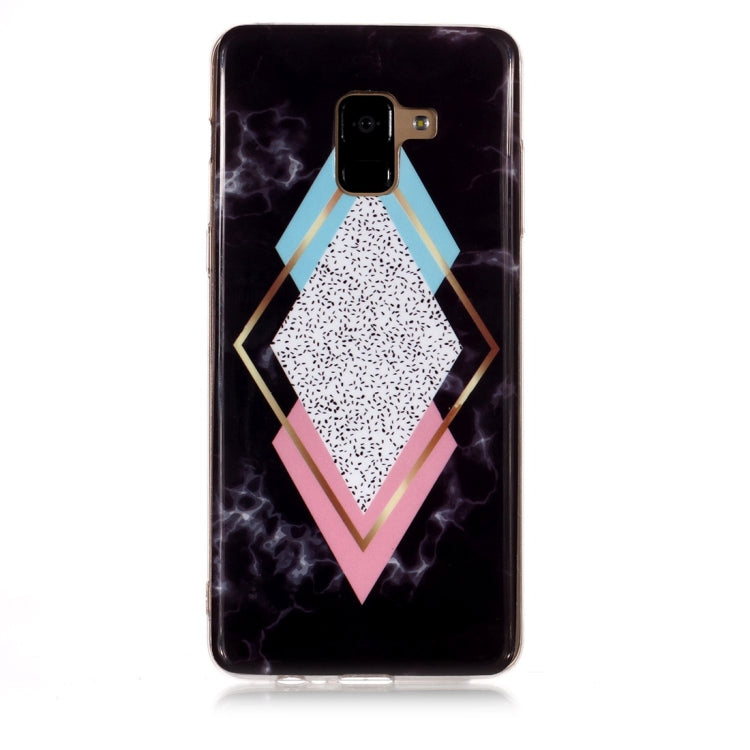 Marble Pattern TPU Soft Protective Case For Galaxy A8+ (2018)