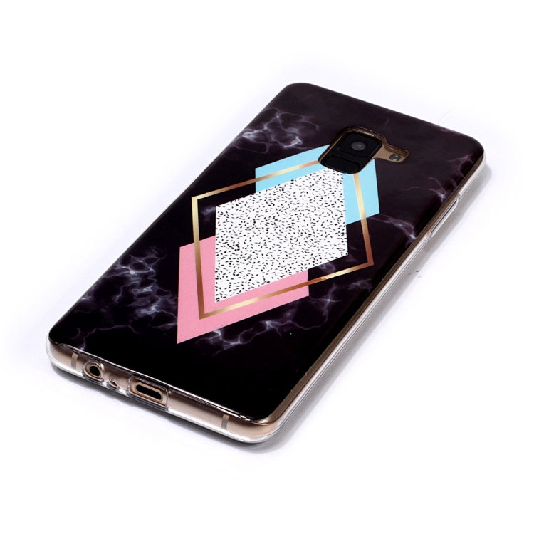 Marble Pattern TPU Soft Protective Case For Galaxy A8+ (2018)