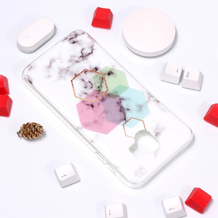 Marble Pattern TPU Soft Protective Case For Galaxy J4 (2018)