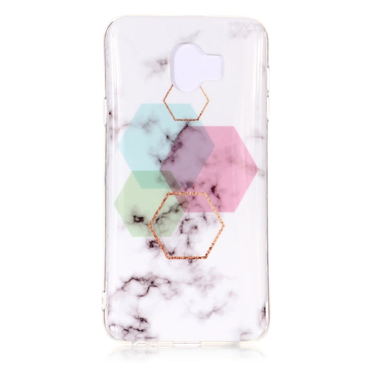 Marble Pattern TPU Soft Protective Case For Galaxy J4 (2018)