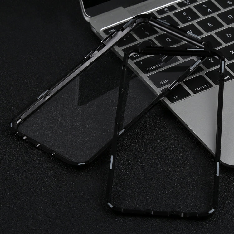 Magnetic Metal Frame Tempered Glass Case for Galaxy S8