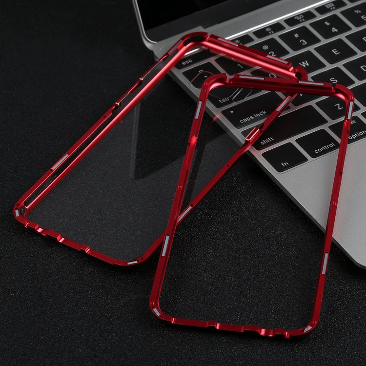 Magnetic Metal Frame Tempered Glass Case for Galaxy S8