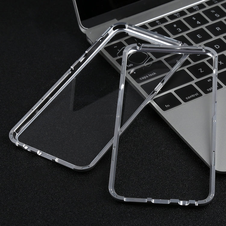 Magnetic Metal Frame Tempered Glass Case for Galaxy S8