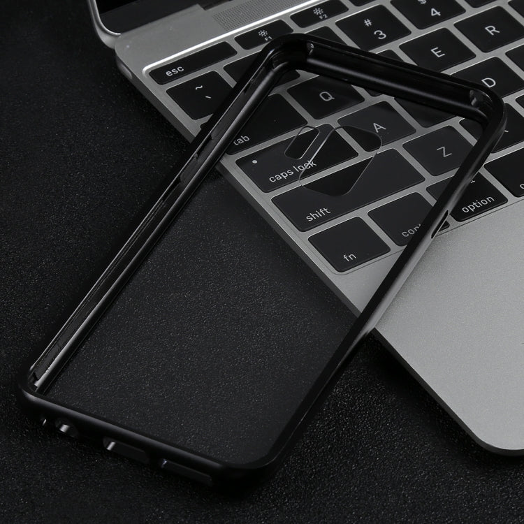 Magnetic Metal Frame Tempered Glass Case for Galaxy S9(Black)