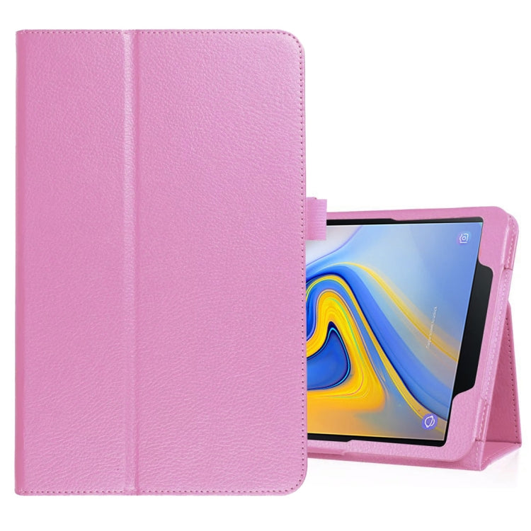 Litchi Texture Horizontal Flip Leather Case for Samsung Galaxy Tab A 10.5 T590 / T595 / T597, with Holder