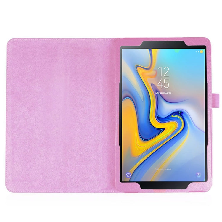 Litchi Texture Horizontal Flip Leather Case for Samsung Galaxy Tab A 10.5 T590 / T595 / T597, with Holder