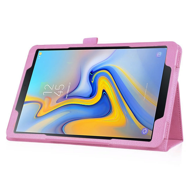 Litchi Texture Horizontal Flip Leather Case for Samsung Galaxy Tab A 10.5 T590 / T595 / T597, with Holder