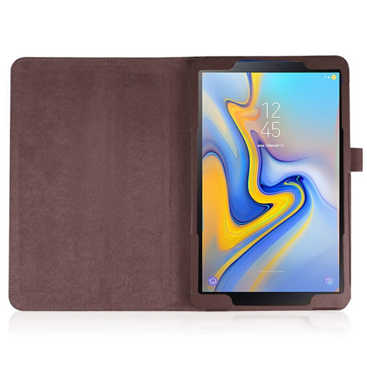 Litchi Texture Horizontal Flip Leather Case for Samsung Galaxy Tab A 10.5 T590 / T595 / T597, with Holder