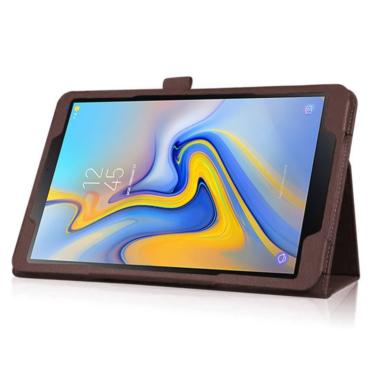 Litchi Texture Horizontal Flip Leather Case for Samsung Galaxy Tab A 10.5 T590 / T595 / T597, with Holder
