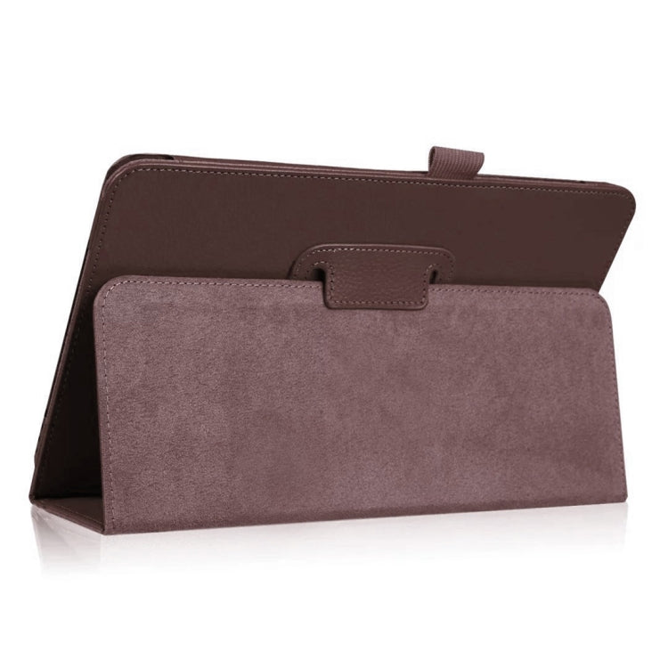 Litchi Texture Horizontal Flip Leather Case for Samsung Galaxy Tab A 10.5 T590 / T595 / T597, with Holder