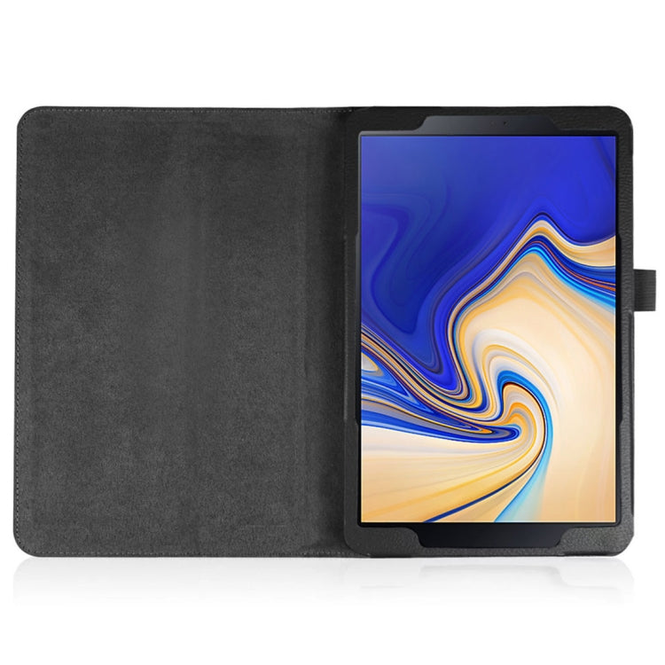 Litchi Texture Horizontal Flip Leather Case for Samsung Galaxy Tab S4 10.5 T830 / T835, with Holder