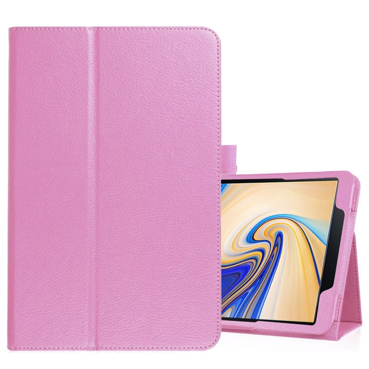 Litchi Texture Horizontal Flip Leather Case for Samsung Galaxy Tab S4 10.5 T830 / T835, with Holder
