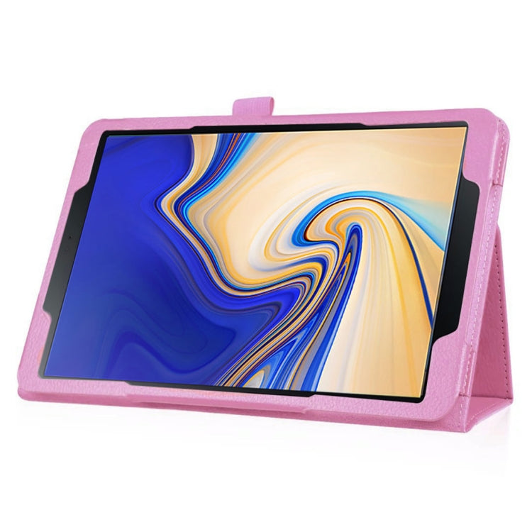 Litchi Texture Horizontal Flip Leather Case for Samsung Galaxy Tab S4 10.5 T830 / T835, with Holder