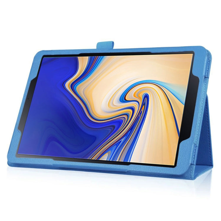 Litchi Texture Horizontal Flip Leather Case for Samsung Galaxy Tab S4 10.5 T830 / T835, with Holder