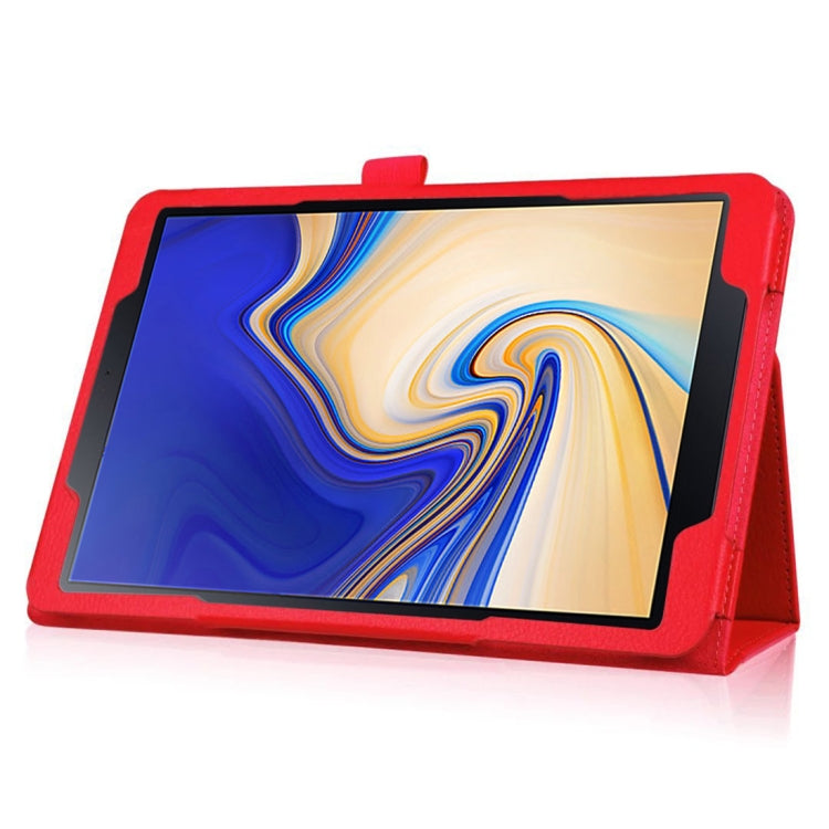 Litchi Texture Horizontal Flip Leather Case for Samsung Galaxy Tab S4 10.5 T830 / T835, with Holder
