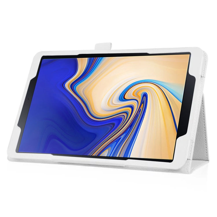Litchi Texture Horizontal Flip Leather Case for Samsung Galaxy Tab S4 10.5 T830 / T835, with Holder