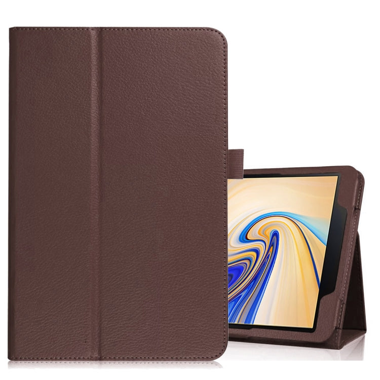 Litchi Texture Horizontal Flip Leather Case for Samsung Galaxy Tab S4 10.5 T830 / T835, with Holder
