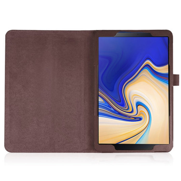 Litchi Texture Horizontal Flip Leather Case for Samsung Galaxy Tab S4 10.5 T830 / T835, with Holder