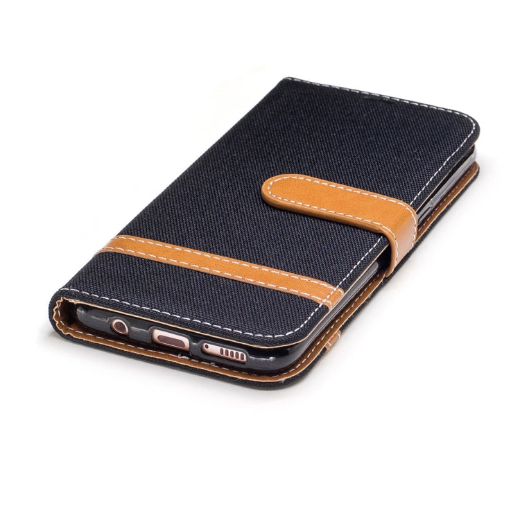 For Galaxy S8 + / G9550 Denim Texture Leather Case with Holder & Card Slots & Wallet & Lanyard
