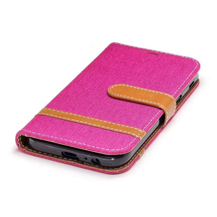 For Galaxy A5 (2017) Denim Texture Leather Case with Holder & Card Slots & Wallet & Lanyard