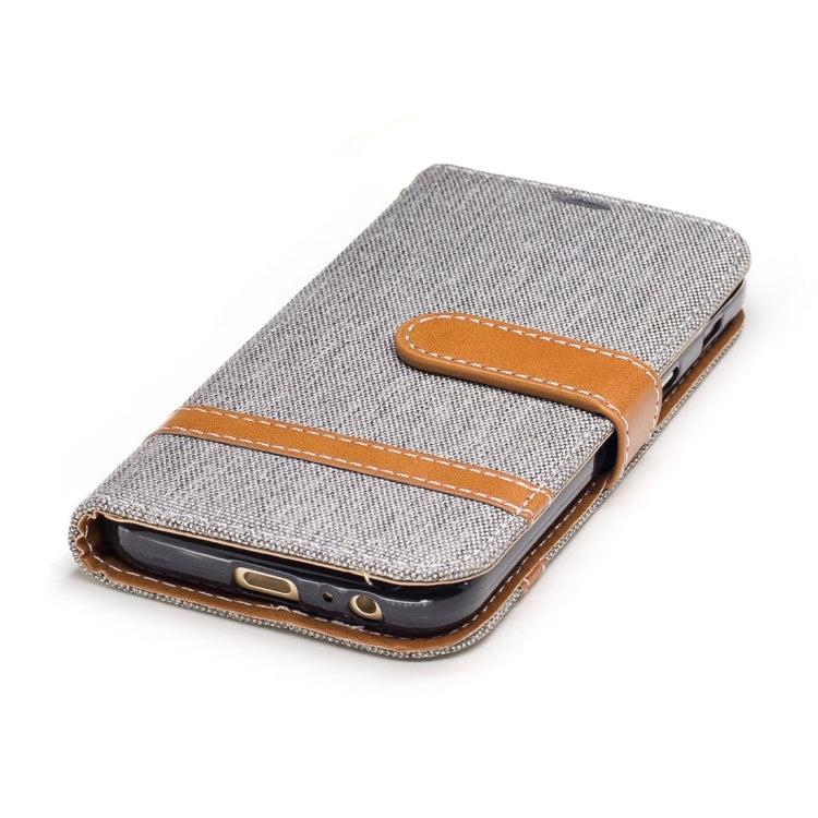 For Galaxy A3 (2017) Denim Texture Leather Case with Holder & Card Slots & Wallet & Lanyard
