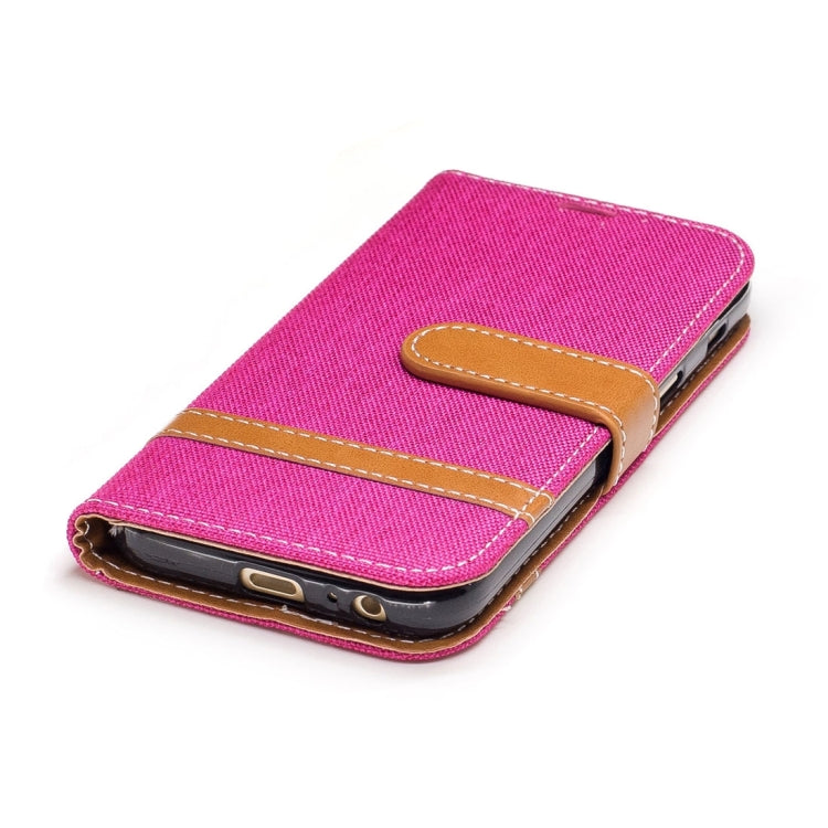 For Galaxy A3 (2017) Denim Texture Leather Case with Holder & Card Slots & Wallet & Lanyard