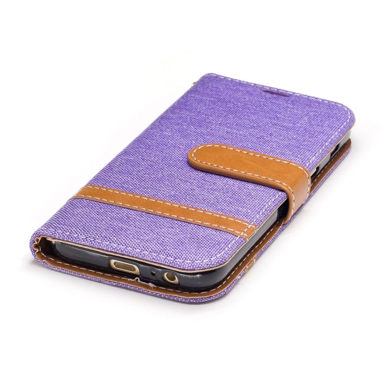 For Galaxy A3 (2017) Denim Texture Leather Case with Holder & Card Slots & Wallet & Lanyard