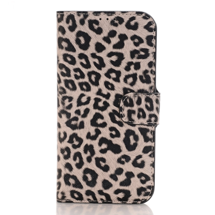 For Galaxy S7 / G930 Leopard Pattern Horizontal Flip Leather Case with Holder & Card Slots & Wallet(Brown)