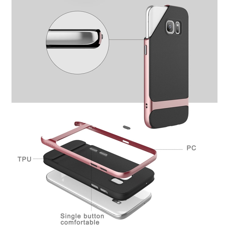 Rock Royce Series for Galaxy S6 / G920 Business Style TPU + PC Protective Case