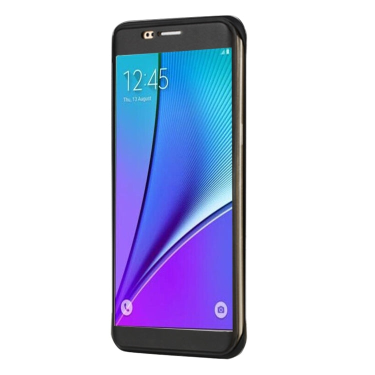For Galaxy Note 5 / N920 Rock Dr.V Series Business Style Ultrathin Flip Protective Case with Visible Front Cover(Black)