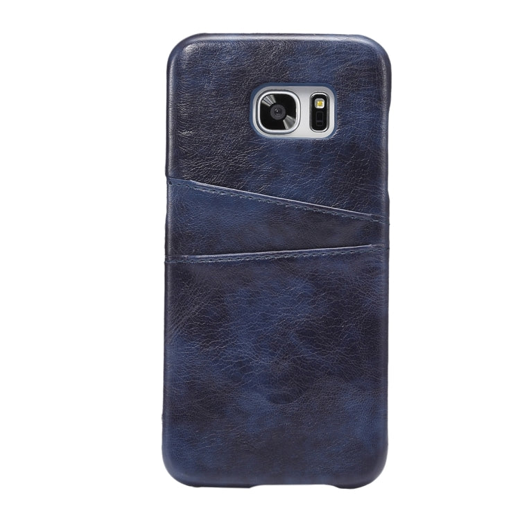For Galaxy S7 Edge/ G935 Crazy Horse Texture PU Leather Back Cover Case with Card Slots