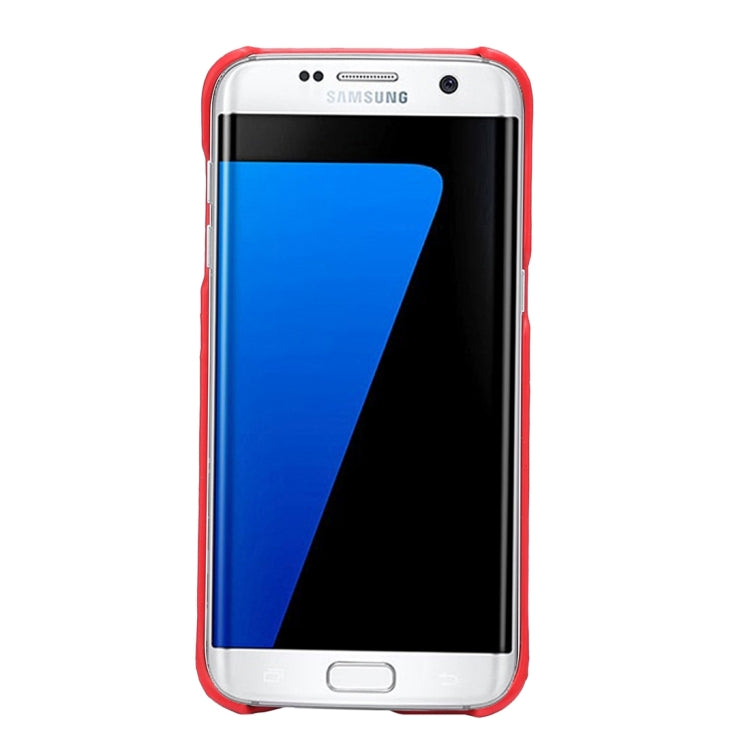 For Galaxy S7 Edge/ G935 Crazy Horse Texture PU Leather Back Cover Case with Card Slots
