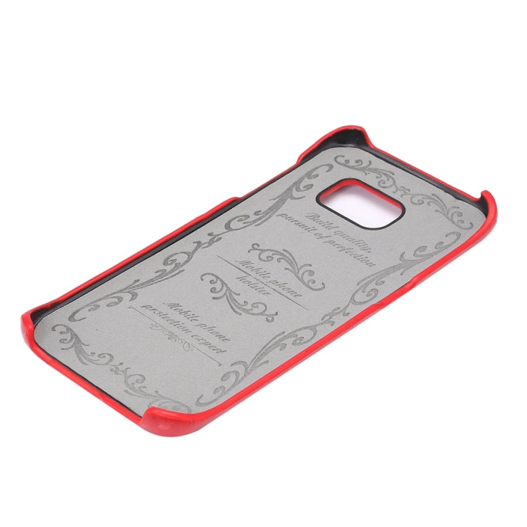 For Galaxy S7 Edge/ G935 Crazy Horse Texture PU Leather Back Cover Case with Card Slots
