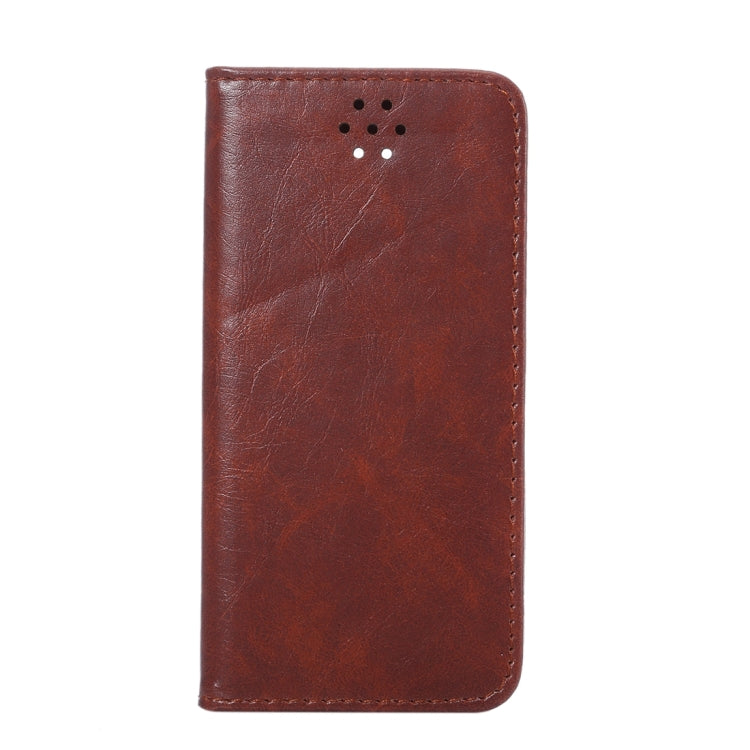 For Galaxy A3 (2016) / A3100 Crazy Horse Texture Magnetic Leather Case with Card Slot & Holder