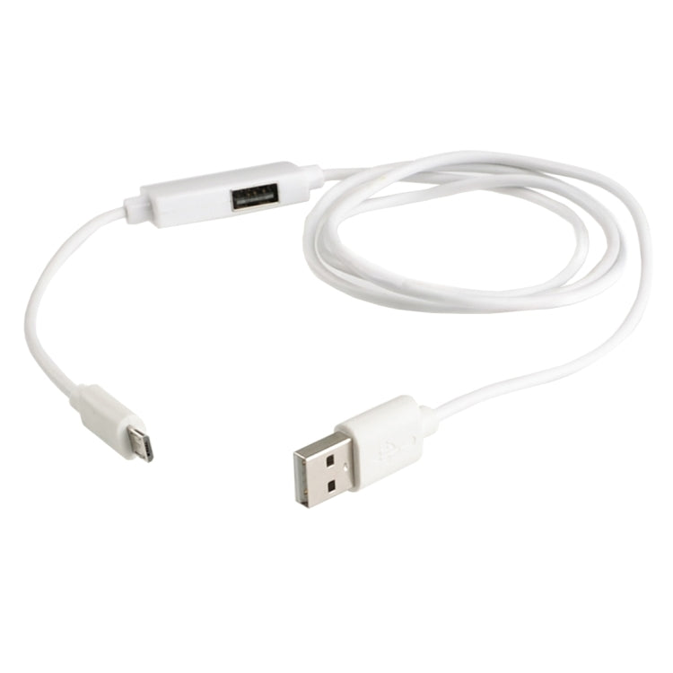 F119 Y Style OTG Function Micro USB Male & USB Female to USB Male Data Charging Cable, For Smartphones / U Disk / Printer / Gamepad / Camera / Mouse / Keyboard