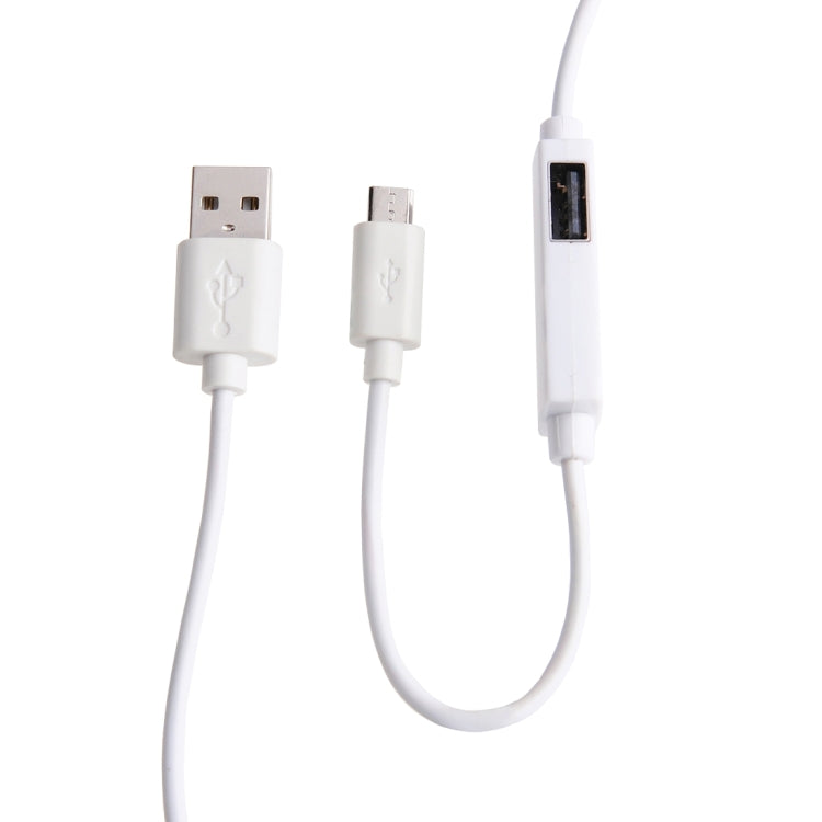 F119 Y Style OTG Function Micro USB Male & USB Female to USB Male Data Charging Cable, For Smartphones / U Disk / Printer / Gamepad / Camera / Mouse / Keyboard