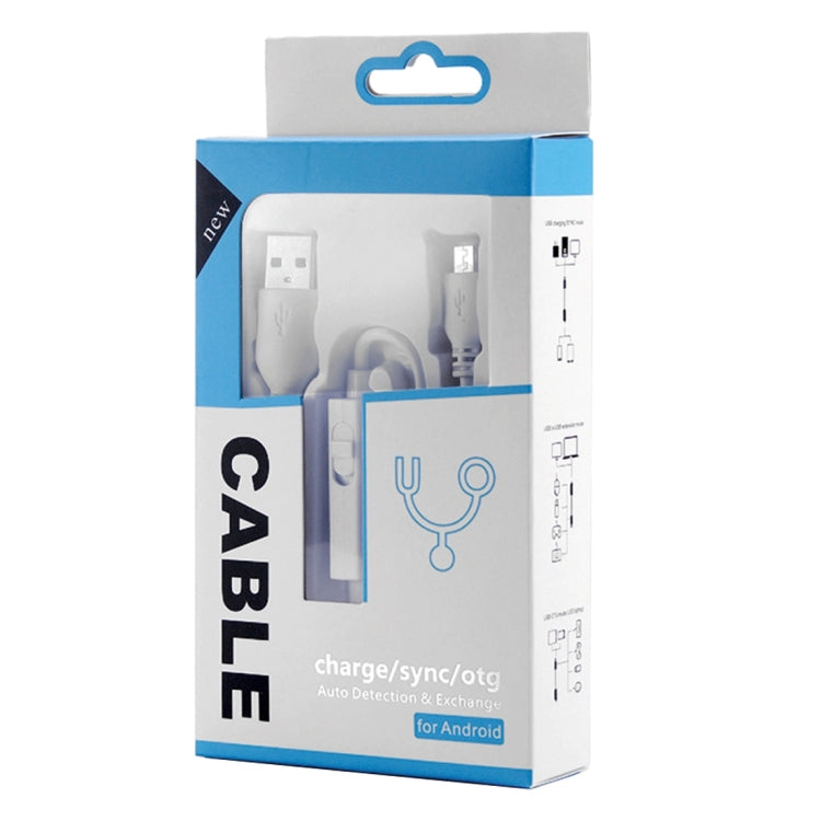 F119 Y Style OTG Function Micro USB Male & USB Female to USB Male Data Charging Cable, For Smartphones / U Disk / Printer / Gamepad / Camera / Mouse / Keyboard