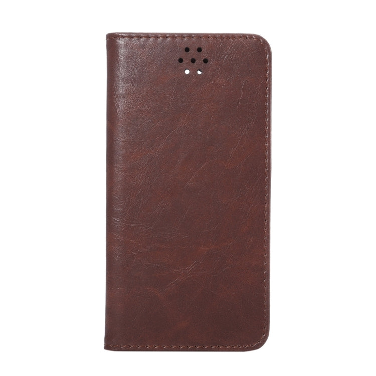For Galaxy A7 (2016) / A7100 Crazy Horse Texture Magnetic Leather Case with Card Slot & Holder