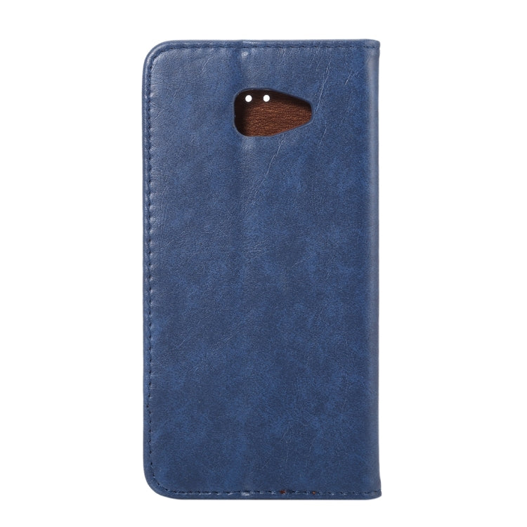 For Galaxy A7 (2016) / A7100 Crazy Horse Texture Magnetic Leather Case with Card Slot & Holder