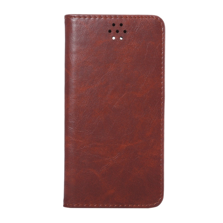 For Galaxy A7 (2016) / A7100 Crazy Horse Texture Magnetic Leather Case with Card Slot & Holder