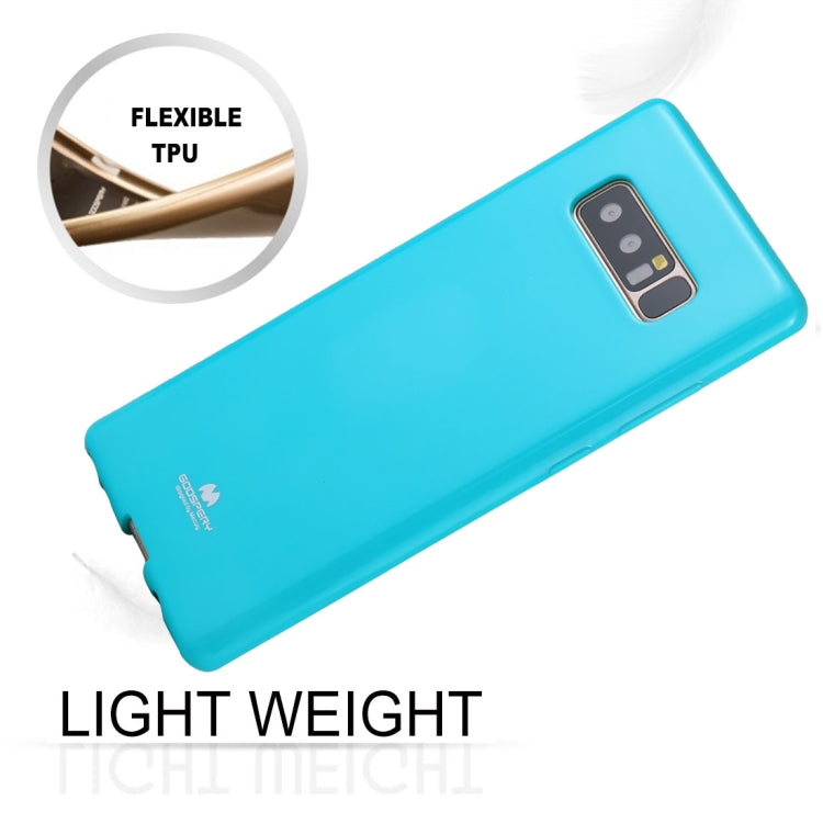 GOOSPERY PEARL JELLY Series for Galaxy Note 8 TPU Full Coverage Protective Back Cover Case