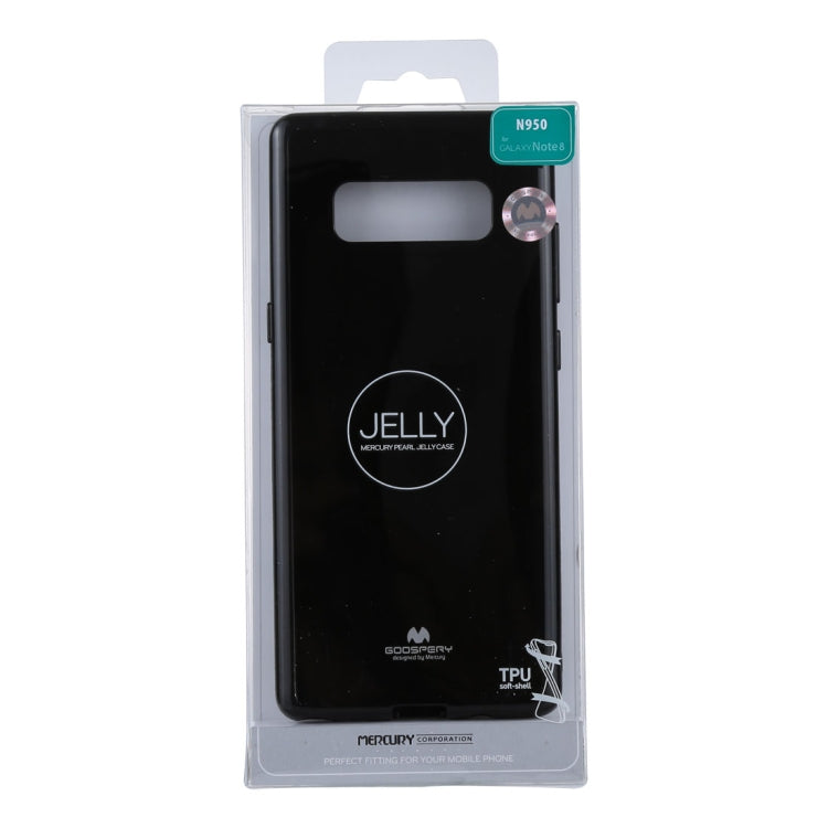 GOOSPERY PEARL JELLY Series for Galaxy Note 8 TPU Full Coverage Protective Back Cover Case