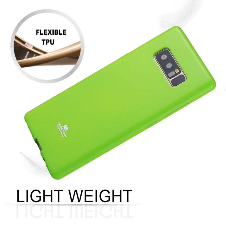 GOOSPERY PEARL JELLY Series for Galaxy Note 8 TPU Full Coverage Protective Back Cover Case