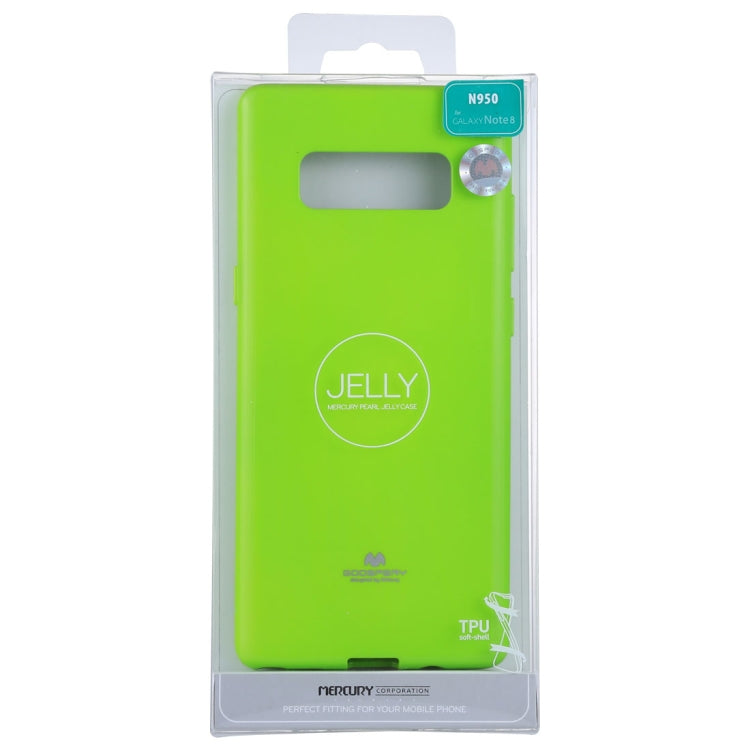GOOSPERY PEARL JELLY Series for Galaxy Note 8 TPU Full Coverage Protective Back Cover Case