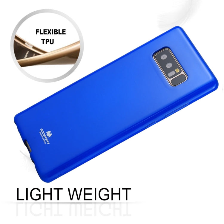 GOOSPERY PEARL JELLY Series for Galaxy Note 8 TPU Full Coverage Protective Back Cover Case