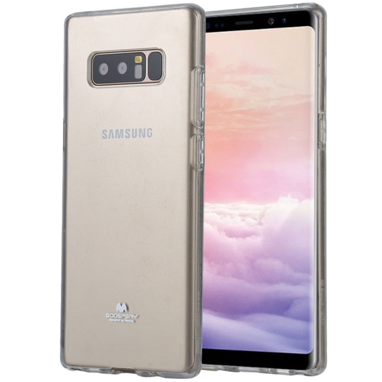 GOOSPERY PEARL JELLY Series for Galaxy Note 8 TPU Full Coverage Protective Back Cover Case