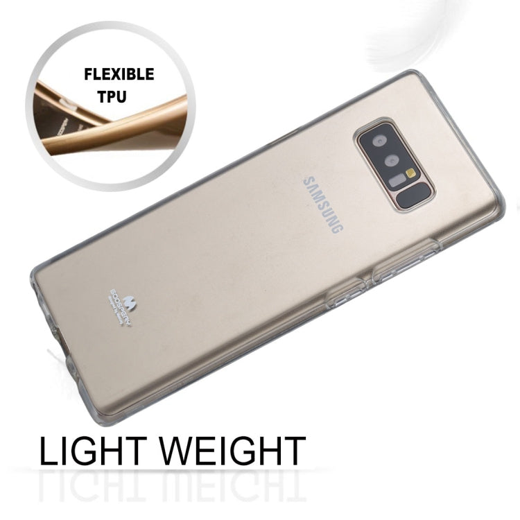 GOOSPERY PEARL JELLY Series for Galaxy Note 8 TPU Full Coverage Protective Back Cover Case
