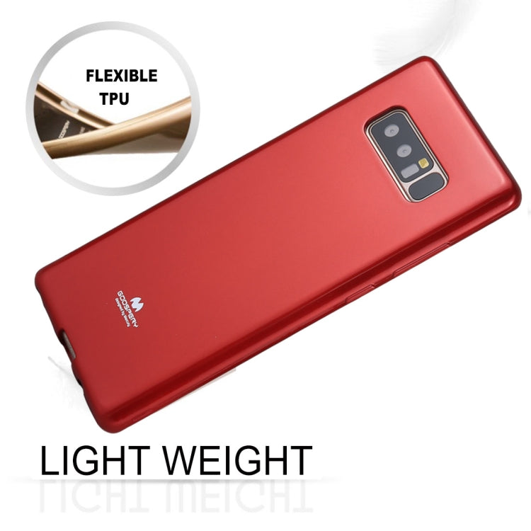 GOOSPERY PEARL JELLY Series for Galaxy Note 8 TPU Full Coverage Protective Back Cover Case