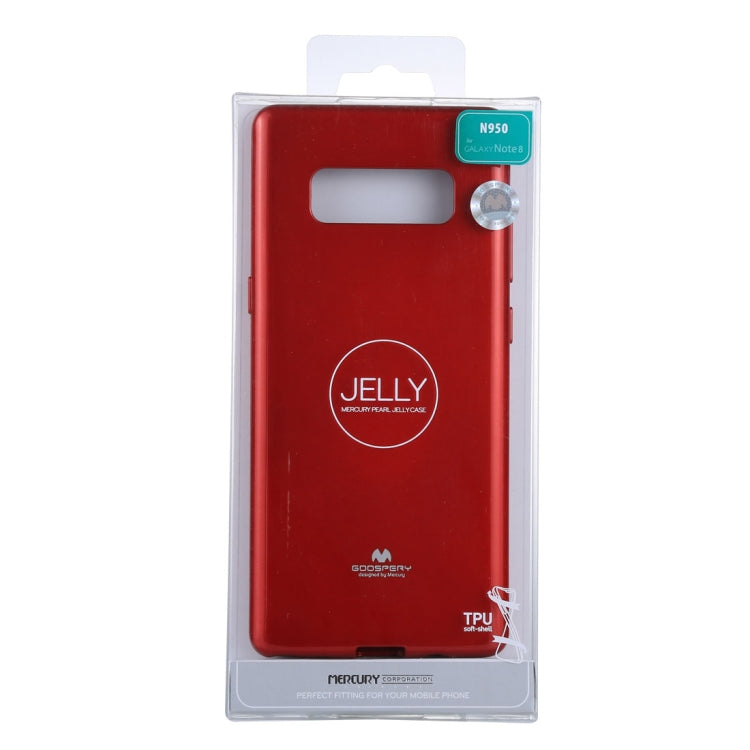 GOOSPERY PEARL JELLY Series for Galaxy Note 8 TPU Full Coverage Protective Back Cover Case