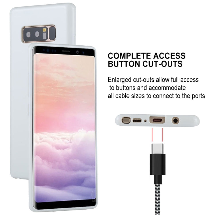 GOOSPERY PEARL JELLY Series for Galaxy Note 8 TPU Full Coverage Protective Back Cover Case